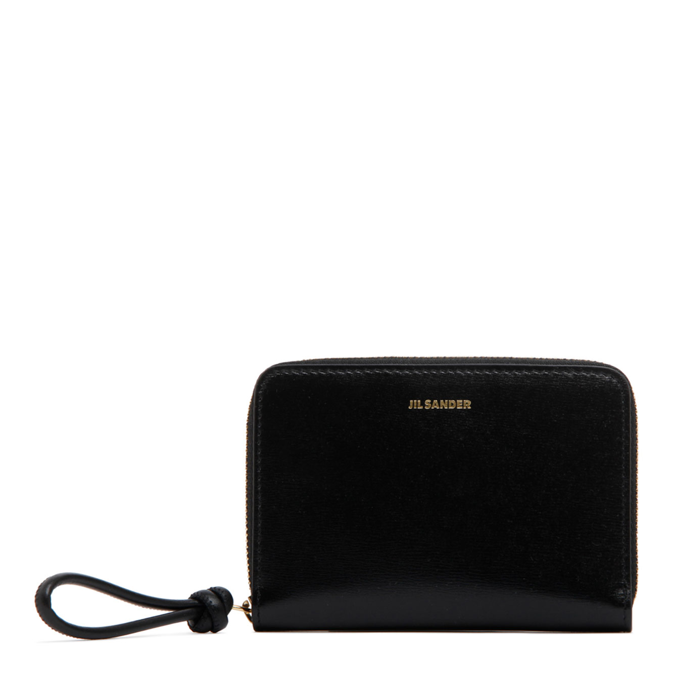 JIL SANDER 블랙 카프 레더 ALLAROUND ZIP 지갑 MODEL J07UI0006P4841001